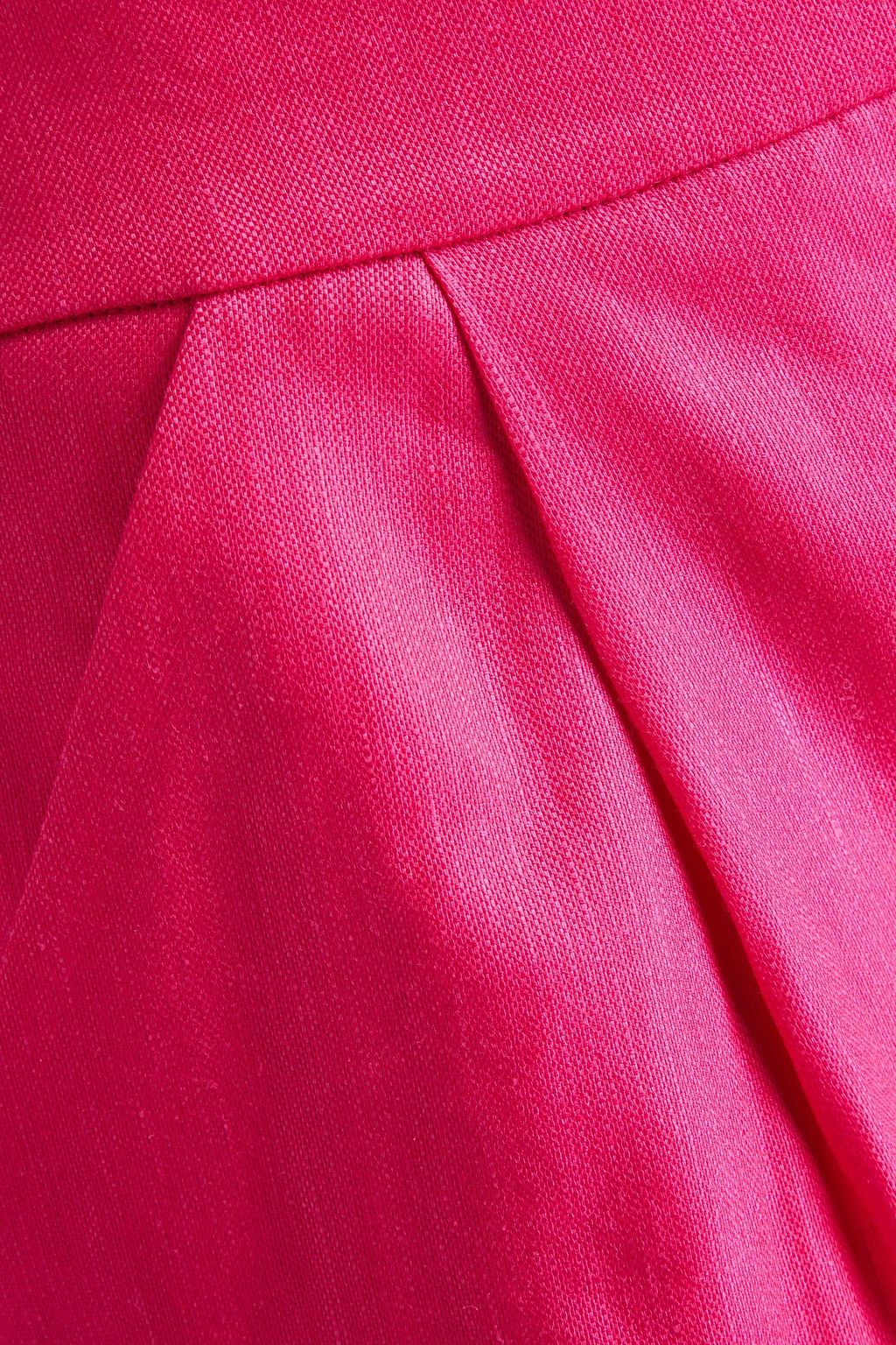 VERONICA BEARD Velia pleated cotton-blend shorts