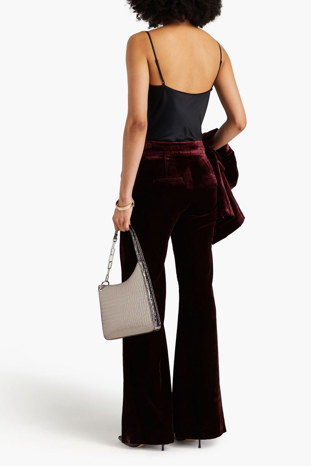 VERONICA BEARD Lebone velvet flared pants