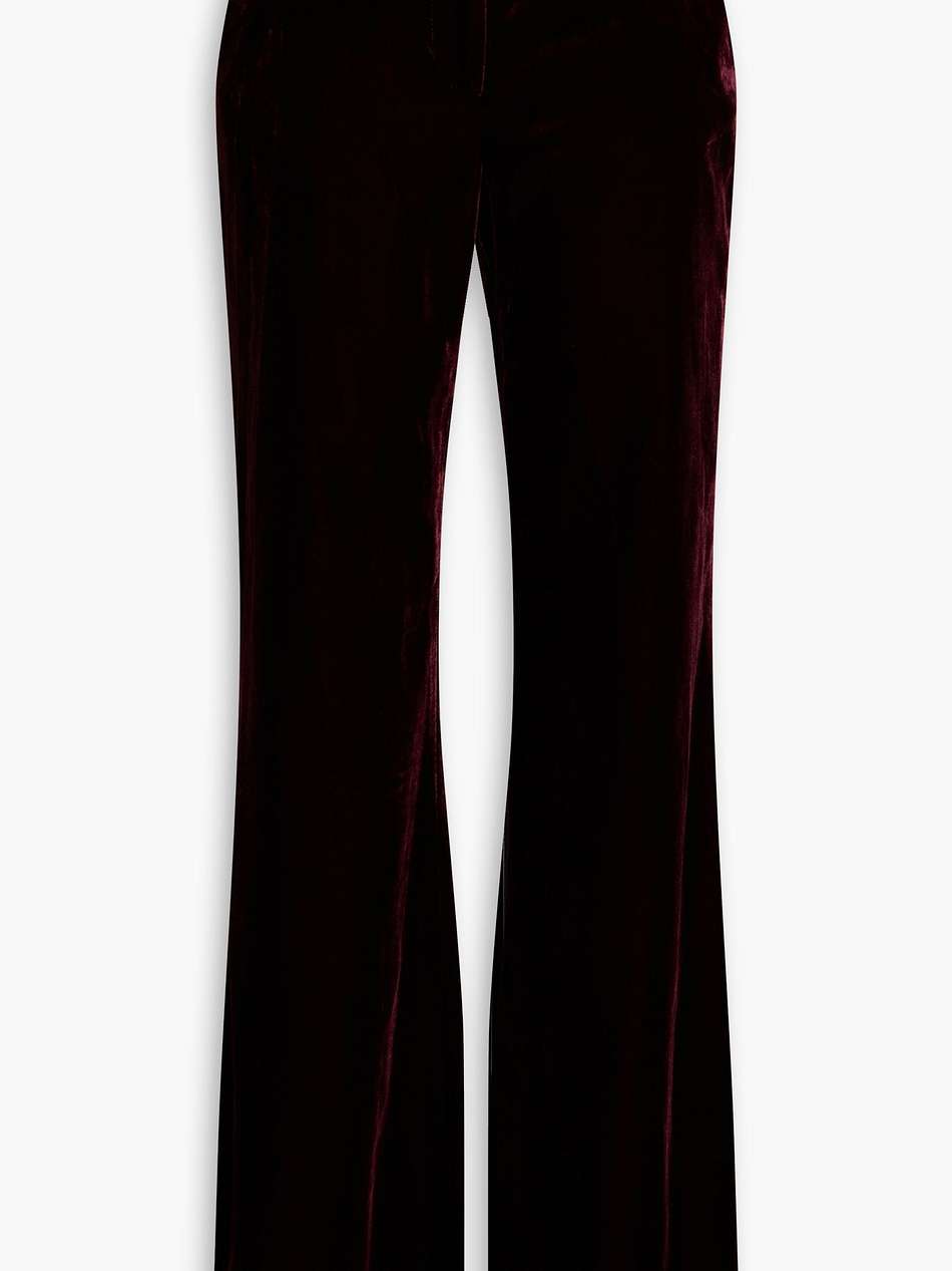 lebone velvet flared pants