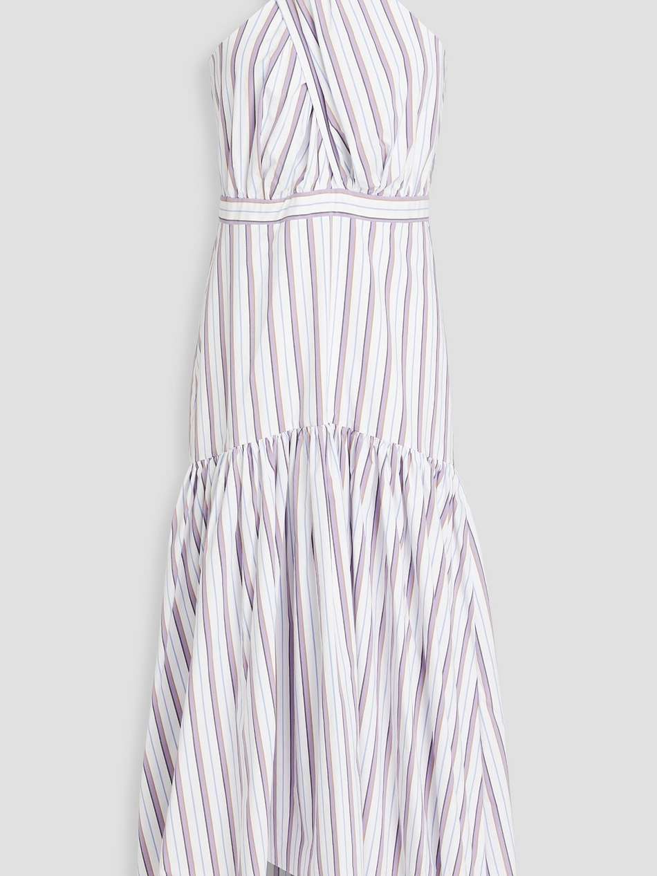 radley striped poplin midi dress