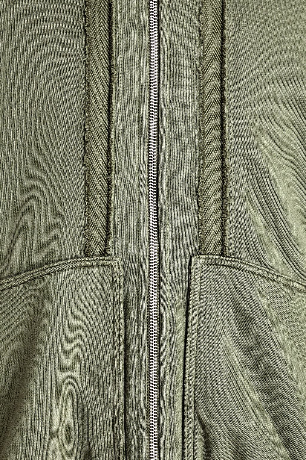 JOHN ELLIOTT 프렌치 코튼 테리 집업 후디