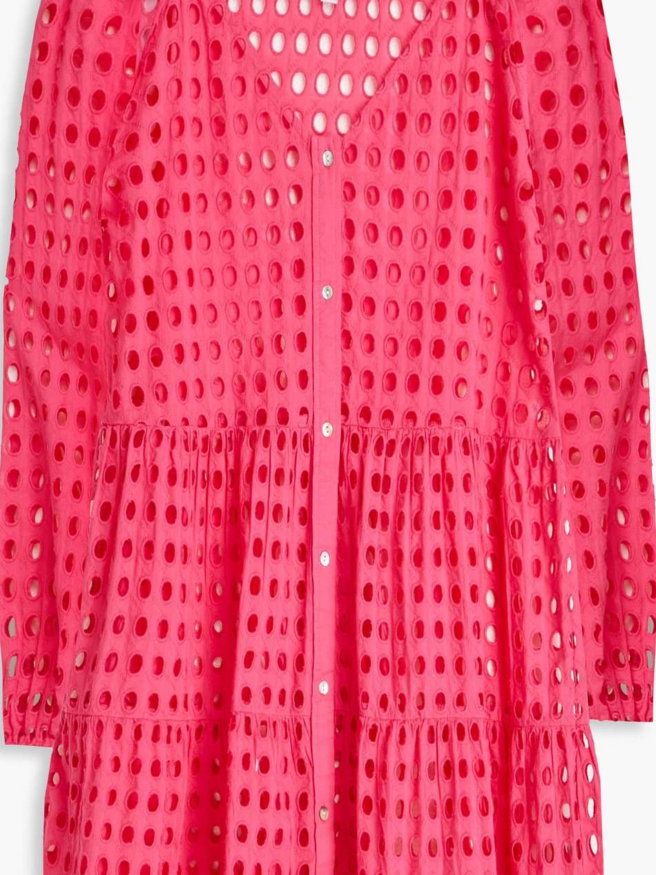 the evan broderie anglaise cotton mini dress