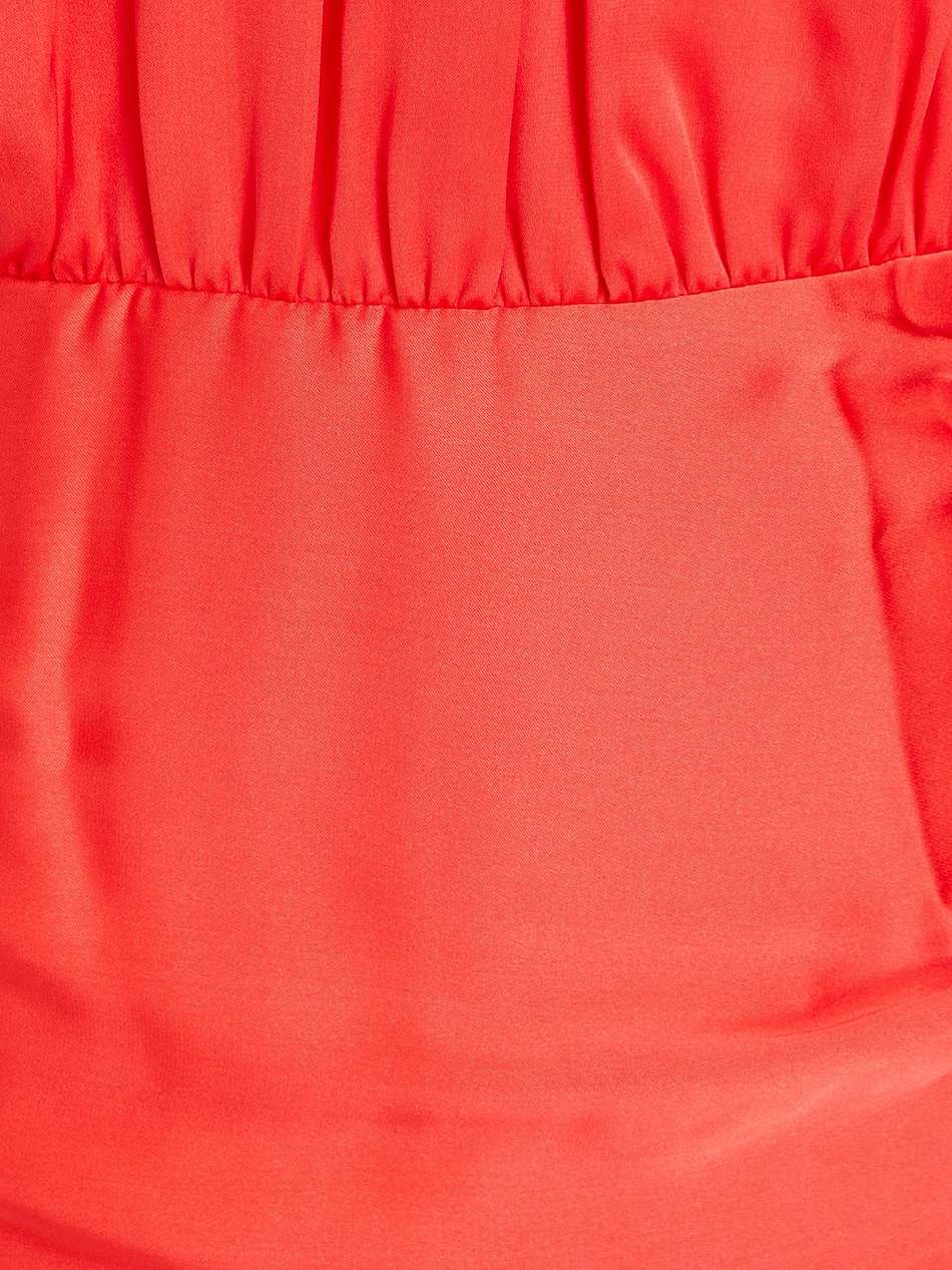 kalita ruched silk-blend satin mini dress