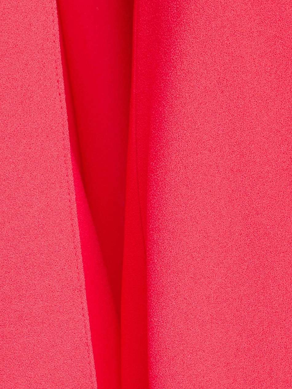 pascale asymmetric draped crepe maxi dress