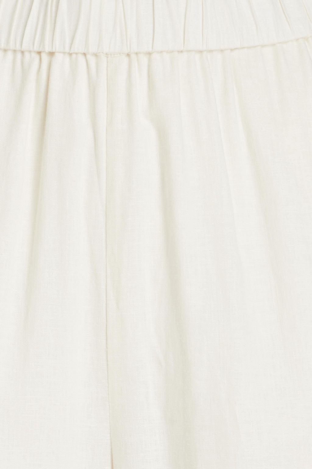 SOLID & STRIPED بنطلون «ديلاني» من مزيج الكتان بقصة أرجل واسعة
