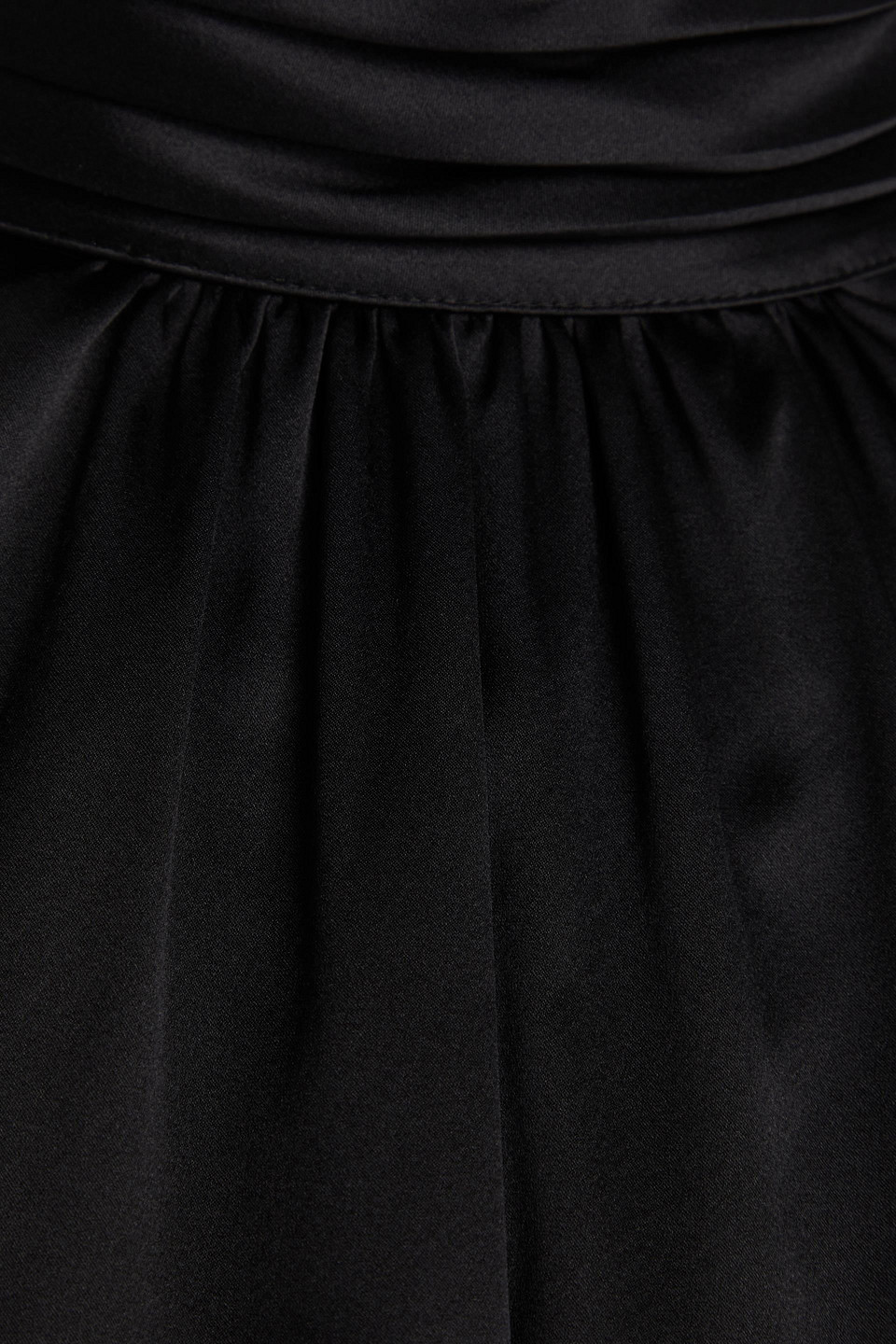 Shop Veronica Beard Gabriella Asymmetric Silk-blend Satin Halterneck Midi Dress In Black