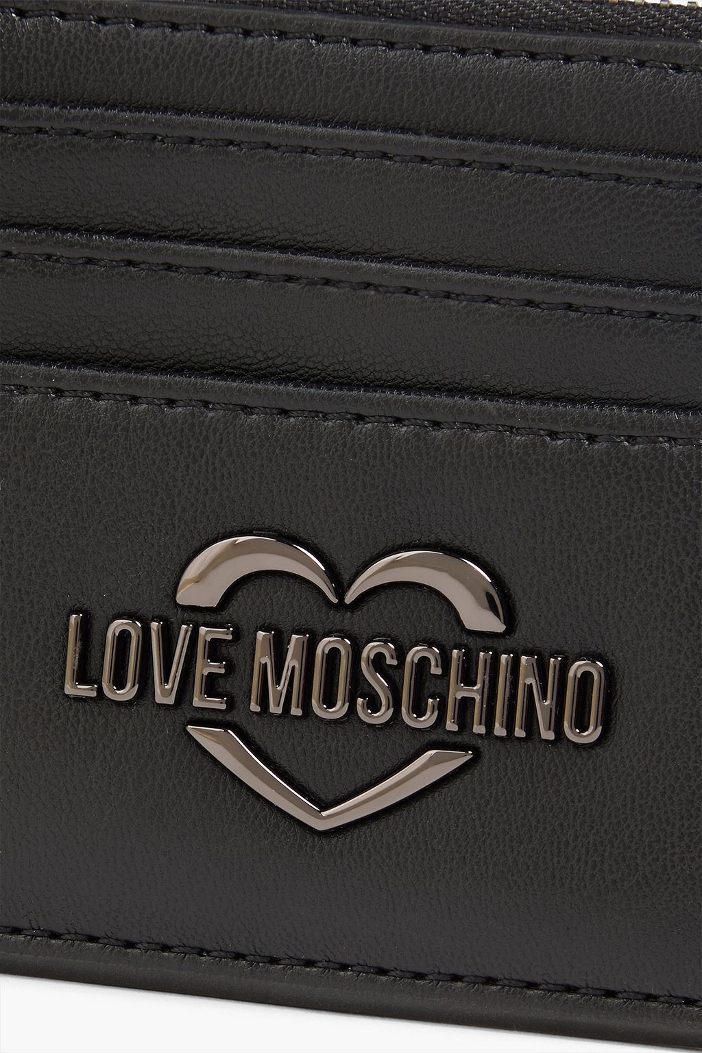 LOVE MOSCHINO Quilted faux leather cardholder