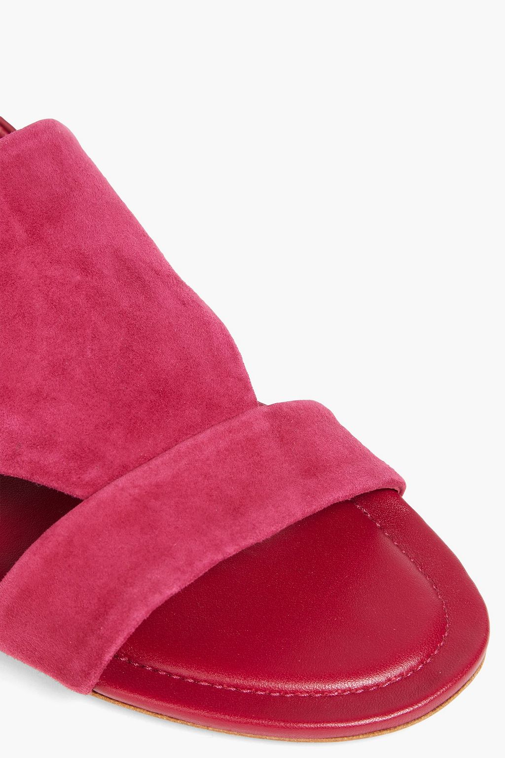 TOD'S صندل مصنوع من الجلد وجلد السويد