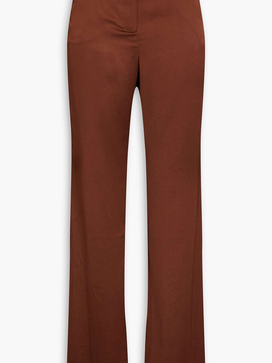 enrick satin flared pants