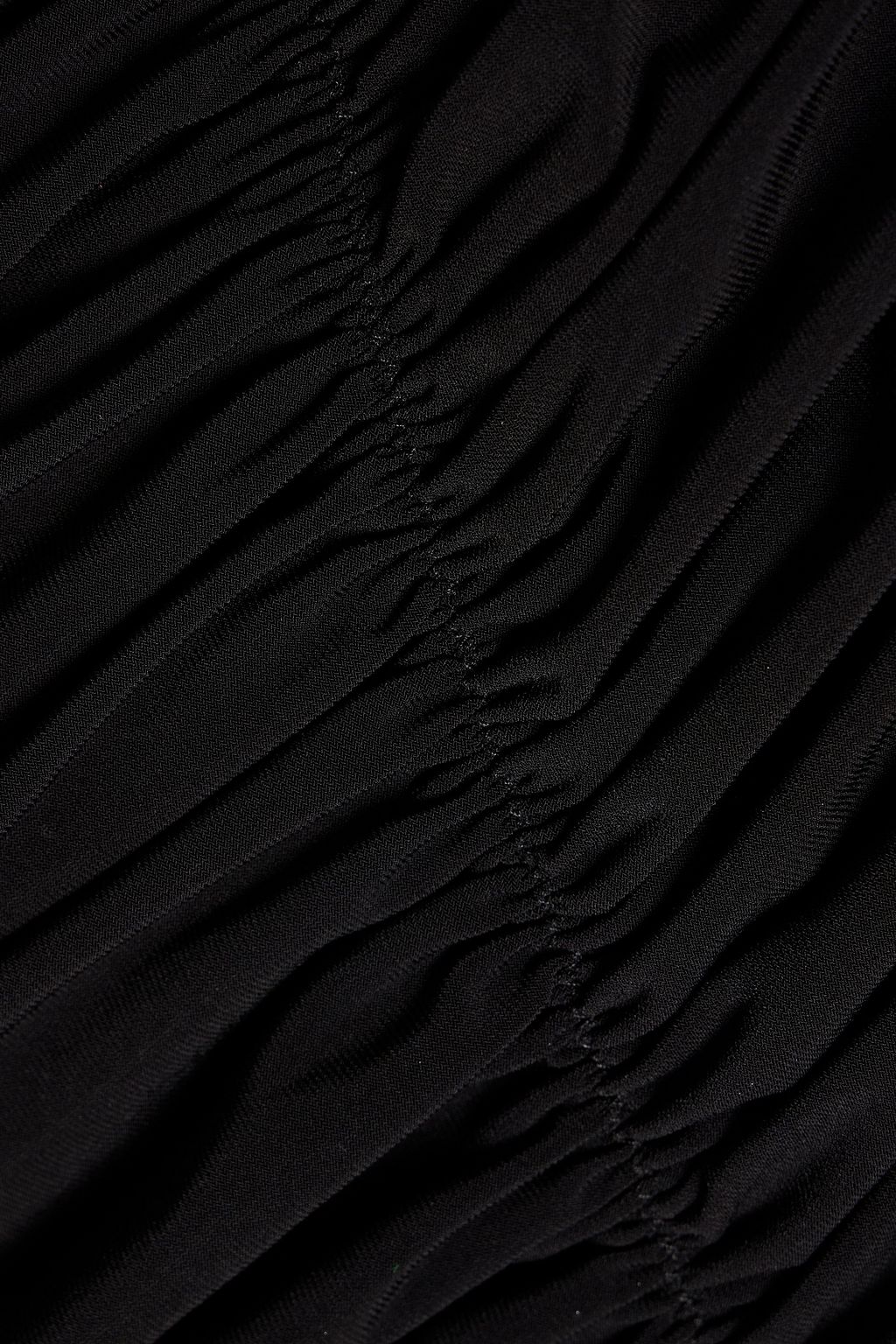 NORMA KAMALI Ruched stretch-jersey midi skirt