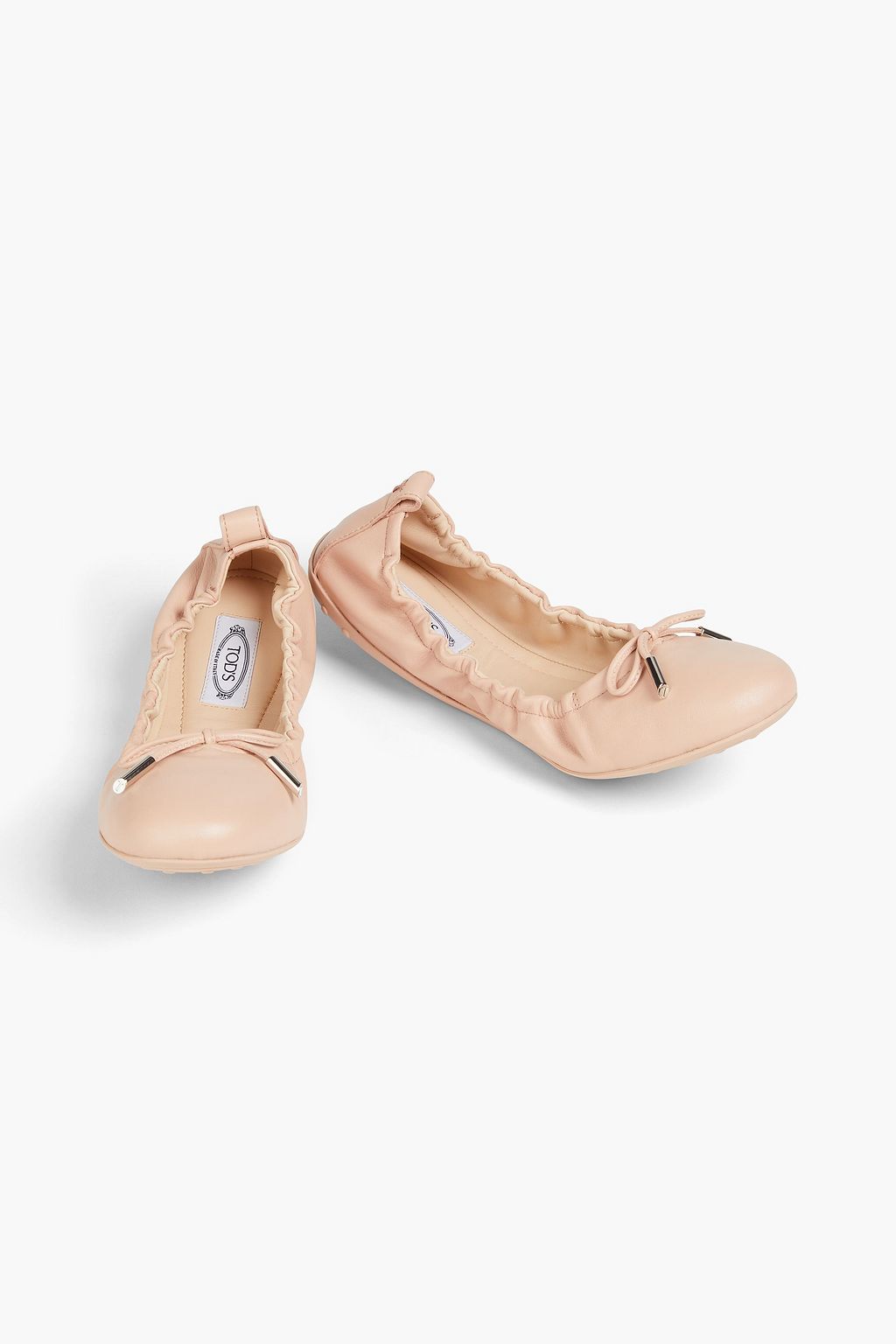 TOD'S Ballerinas aus Leder mit Schleife