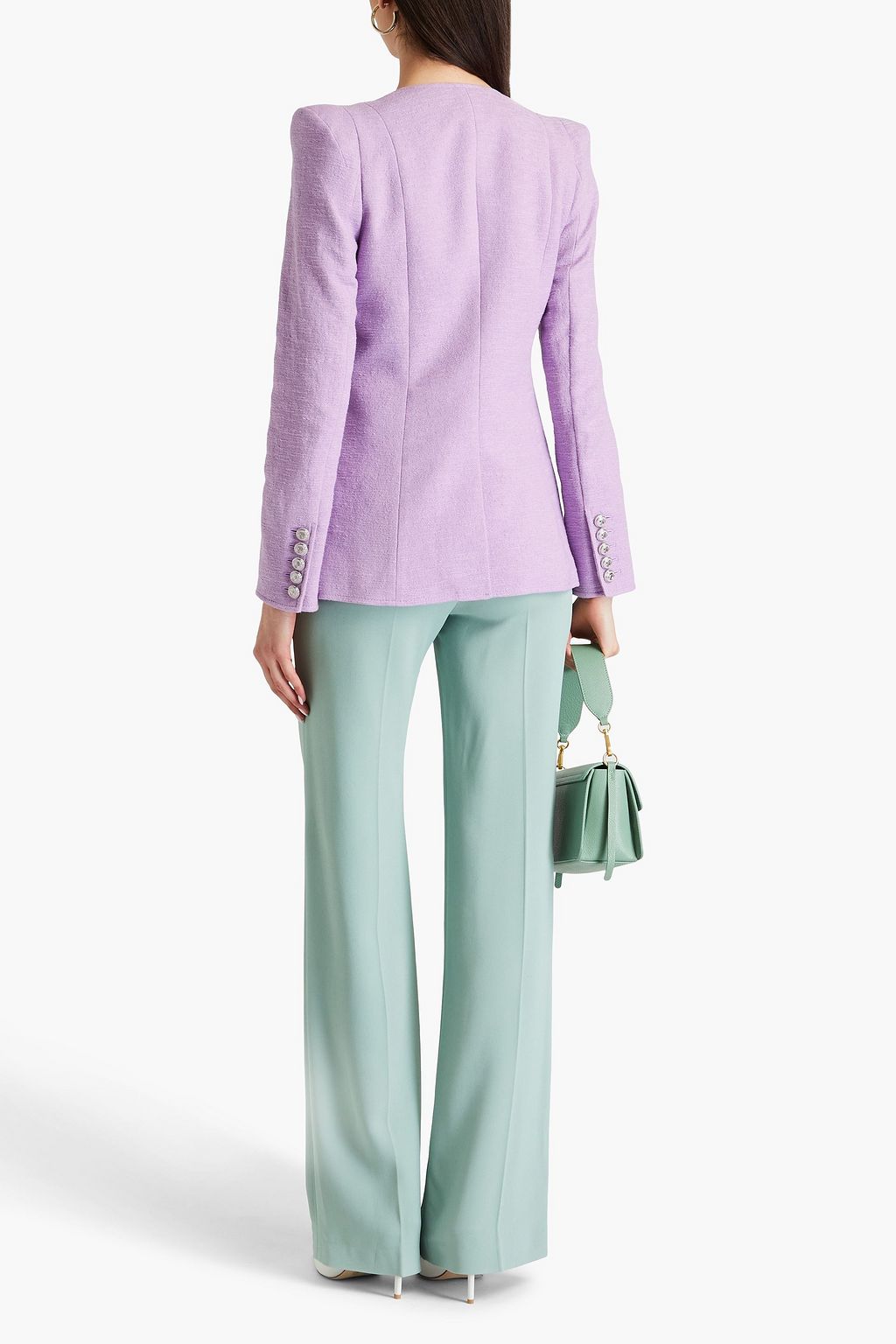 VERONICA BEARD Corey cotton-blend tweed jacket