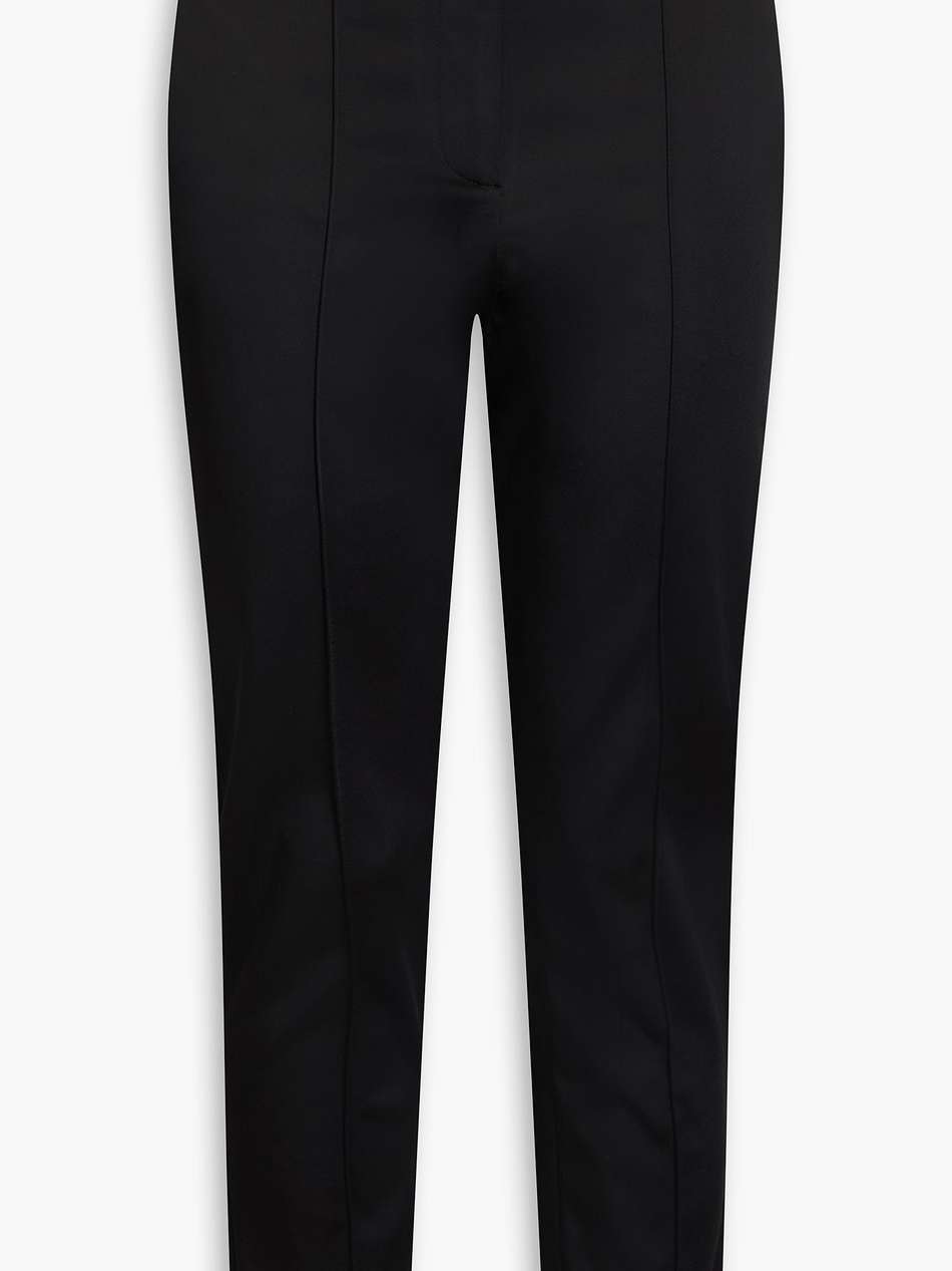 lago cropped stretch-satin slim-leg pants
