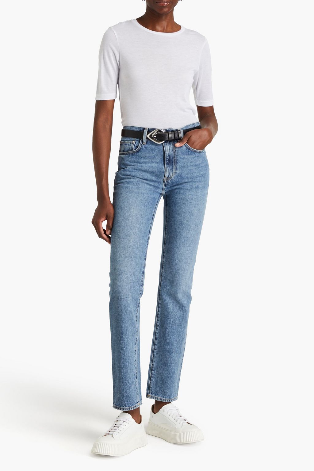 TOTEME Modal and cashmere-blend T-shirt