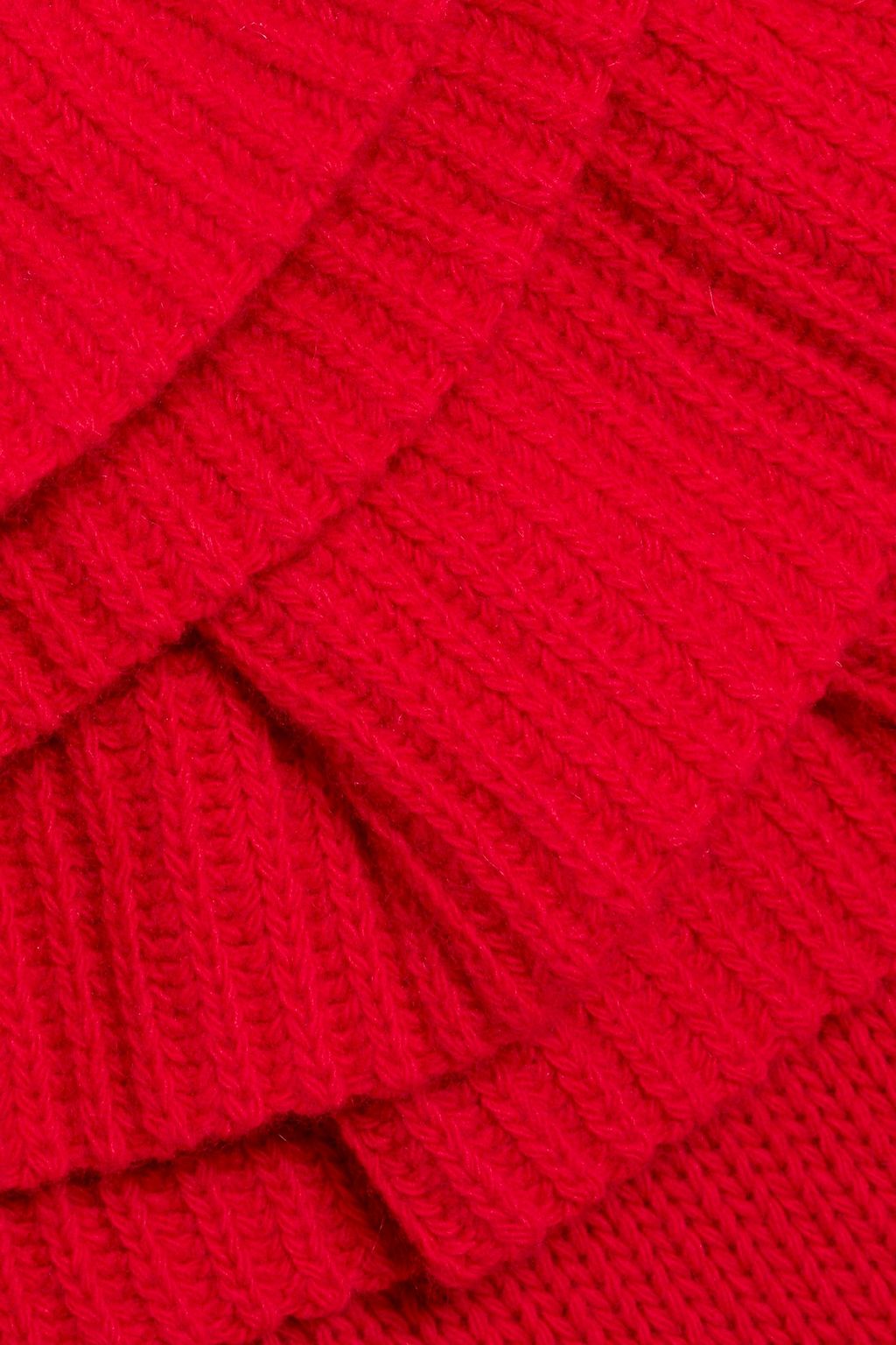 VALENTINO GARAVANI Ruffled wool and cashmere-blend sweater