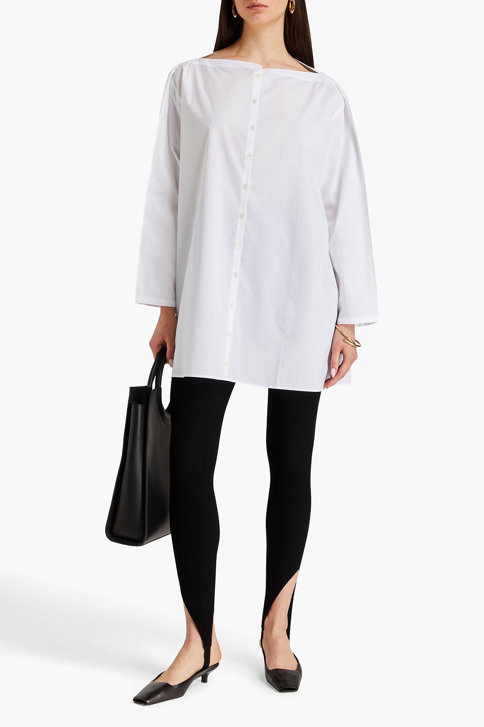 Totême Cotton-poplin Shirt In White