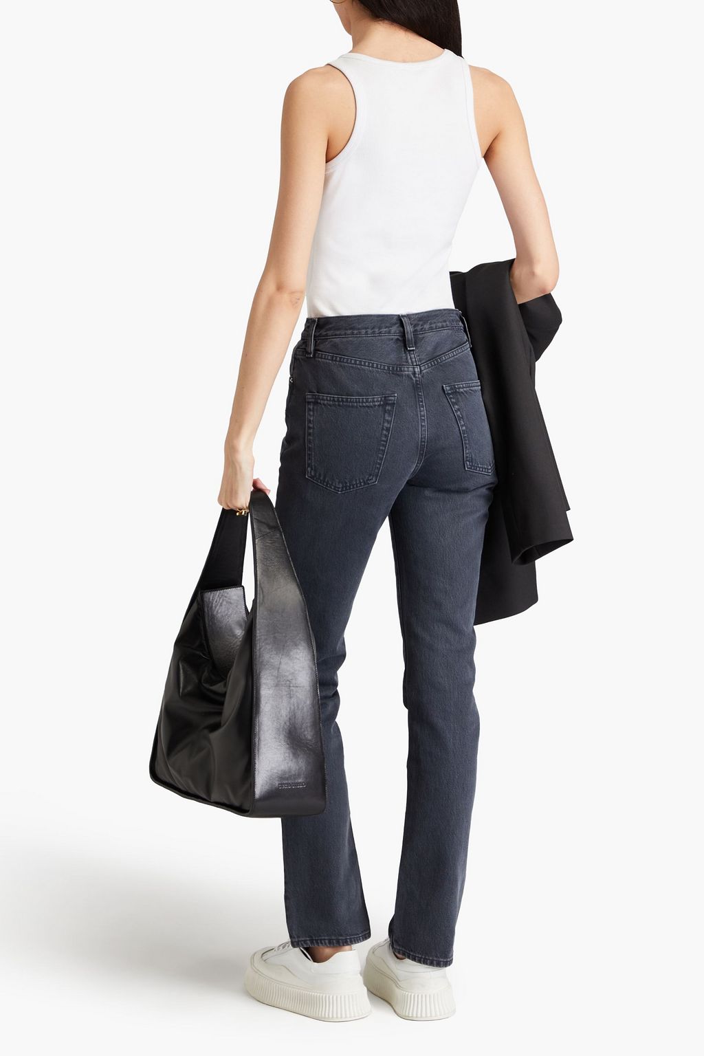 TOTEME High-rise straight-leg jeans