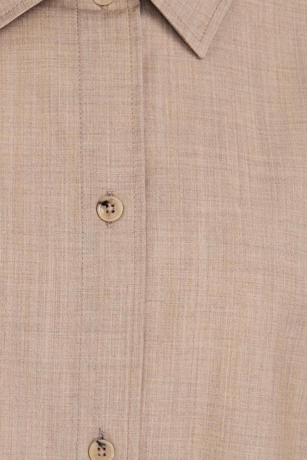TOTEME Wool-crepe shirt