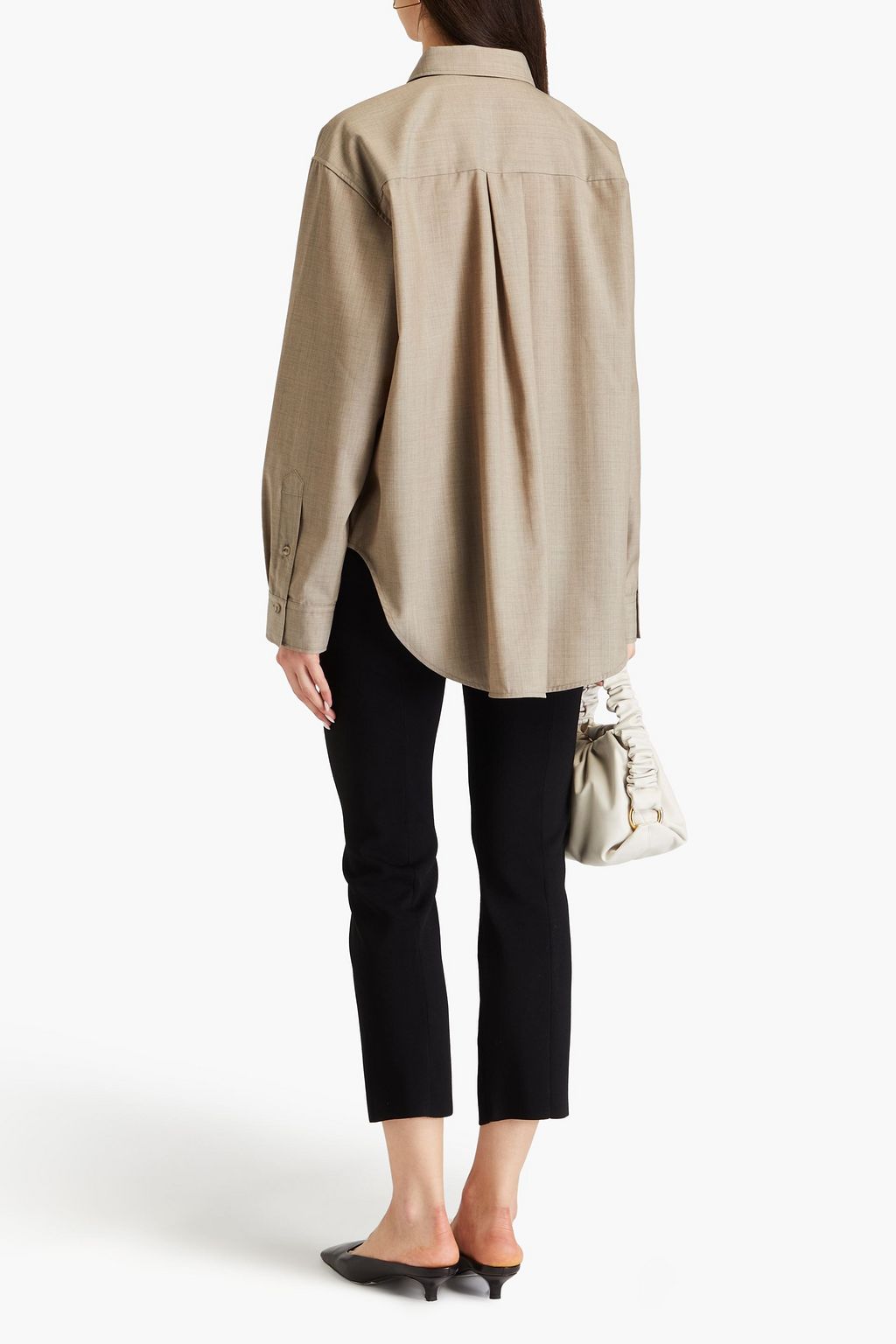 TOTEME Wool-crepe shirt