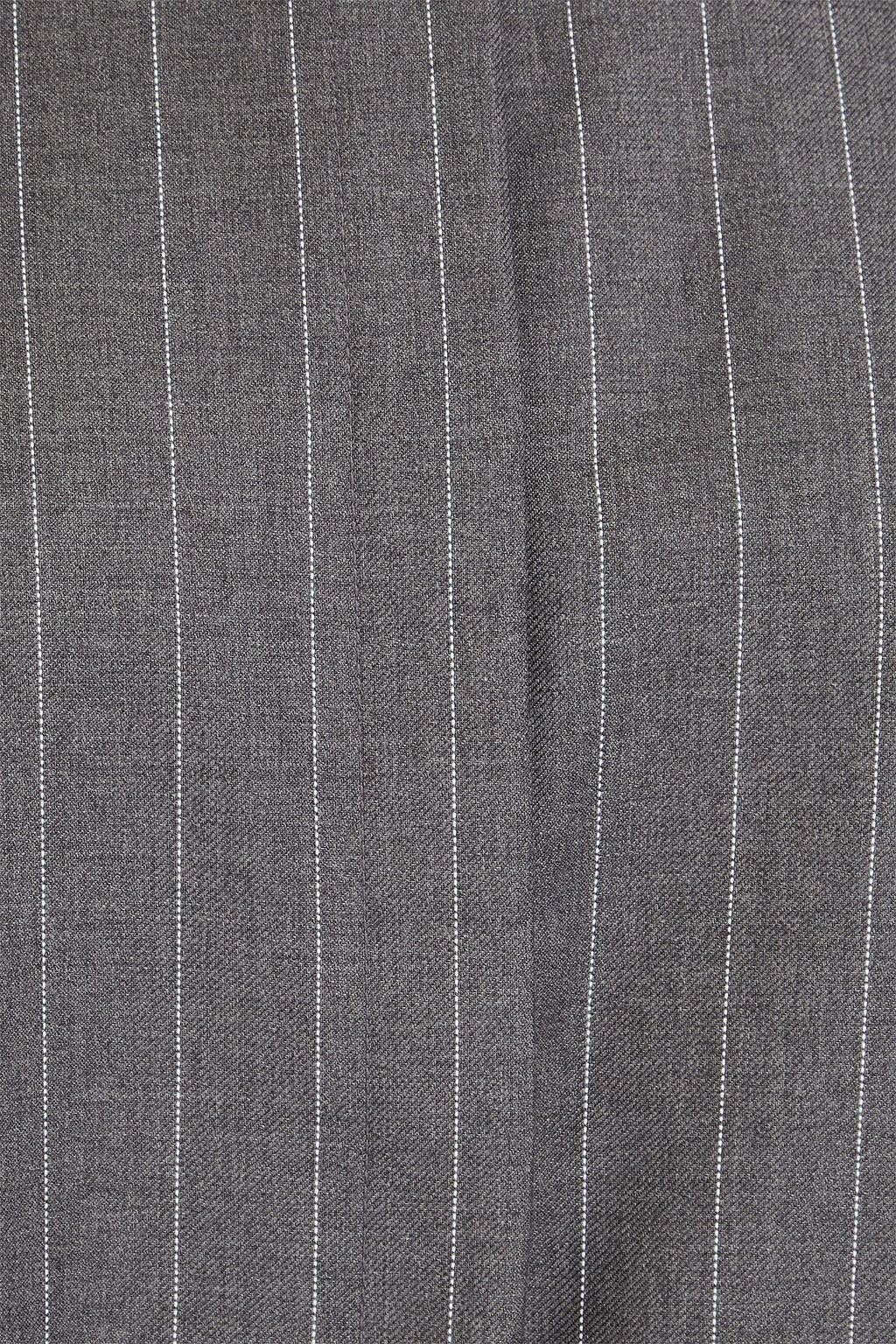 TOTEME Pinstriped wool-twill shirt