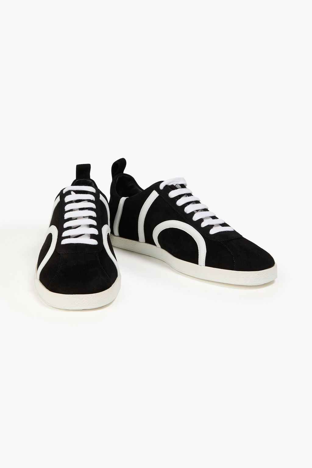TOTEME Leather and suede sneakers