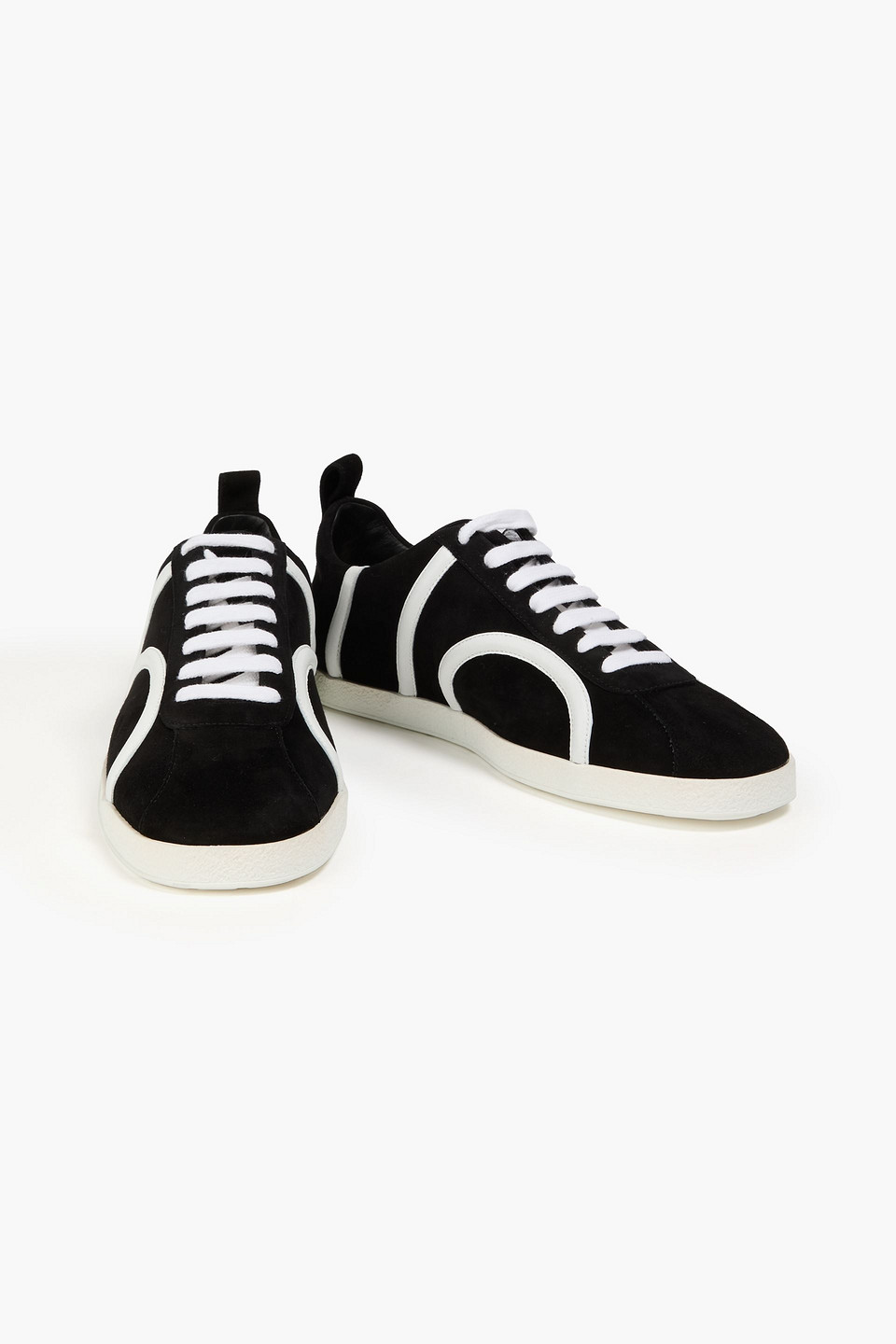 Totême Suede Sneakers In Black