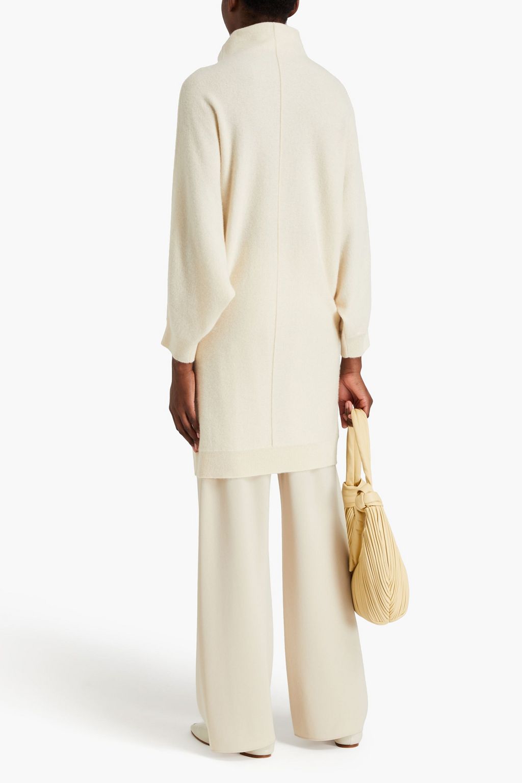 TOTEME Draped cashmere turtleneck sweater