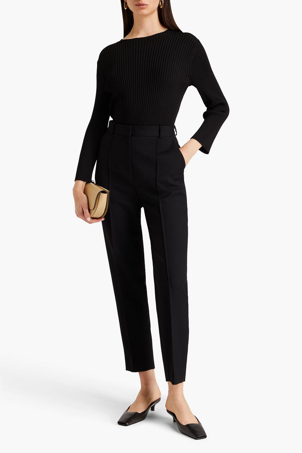 TOTEME Wool-twill tapered pants