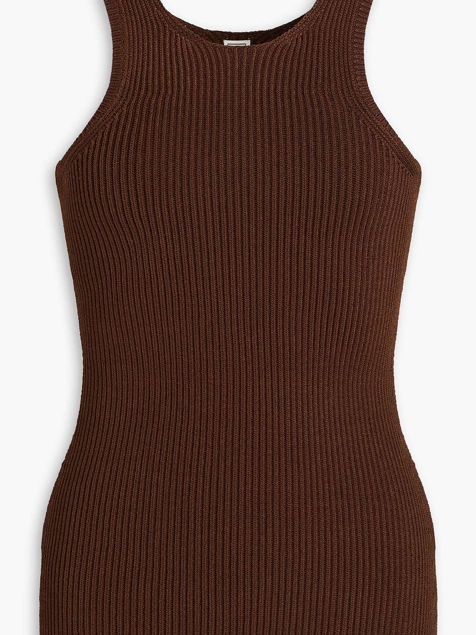 ribbed-knit tank
