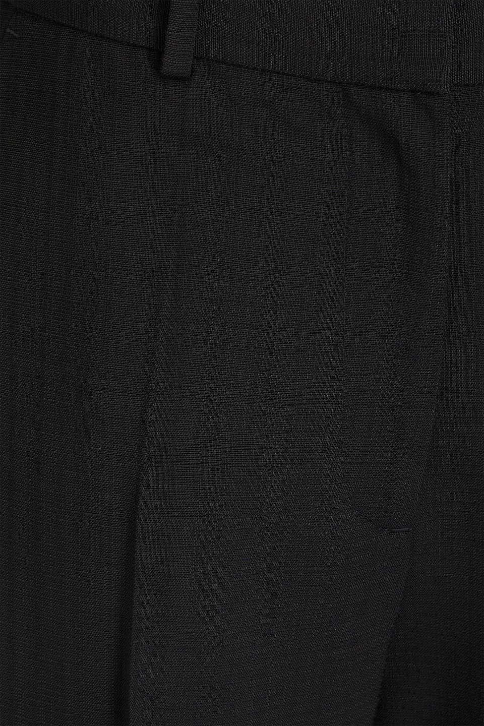 Totême Wool-twill Tapered Pants In Black