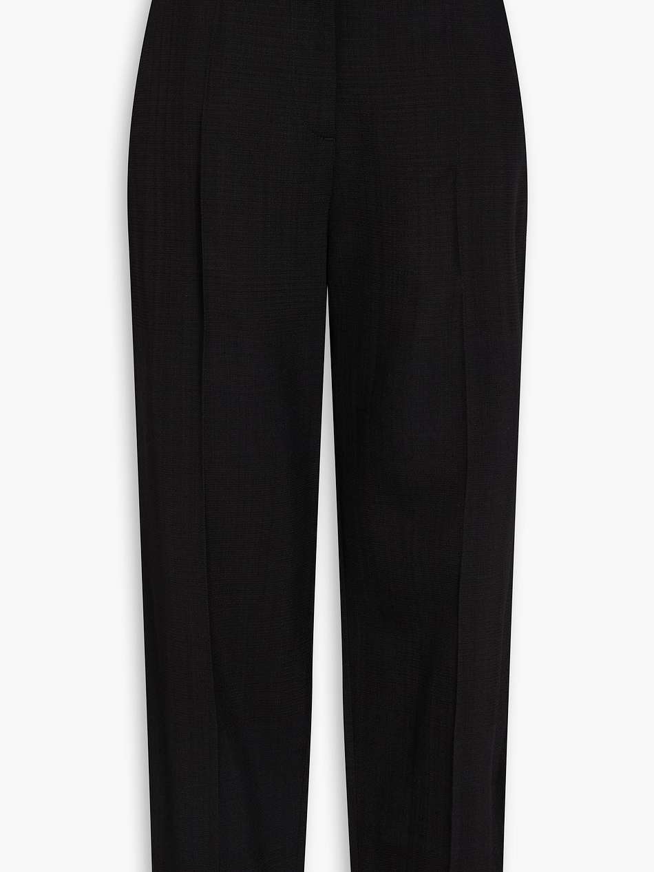 crepe tapered pants