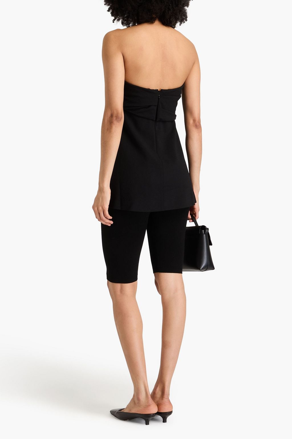 TOTEME Strapless crepe top
