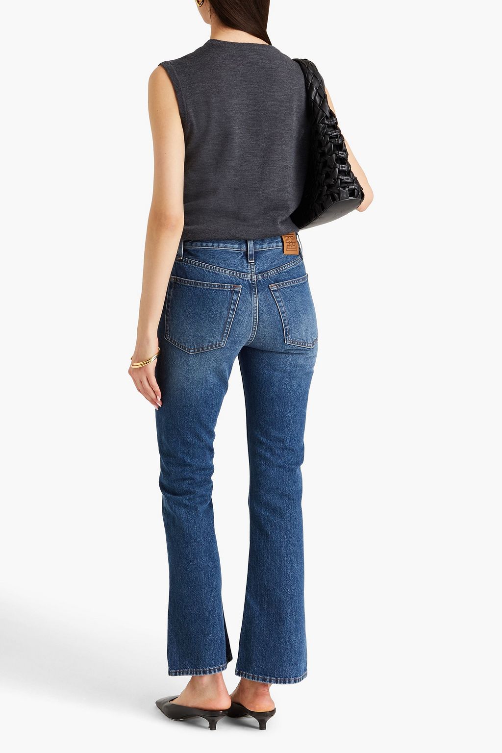 TOTEME High-rise kick-flare jeans