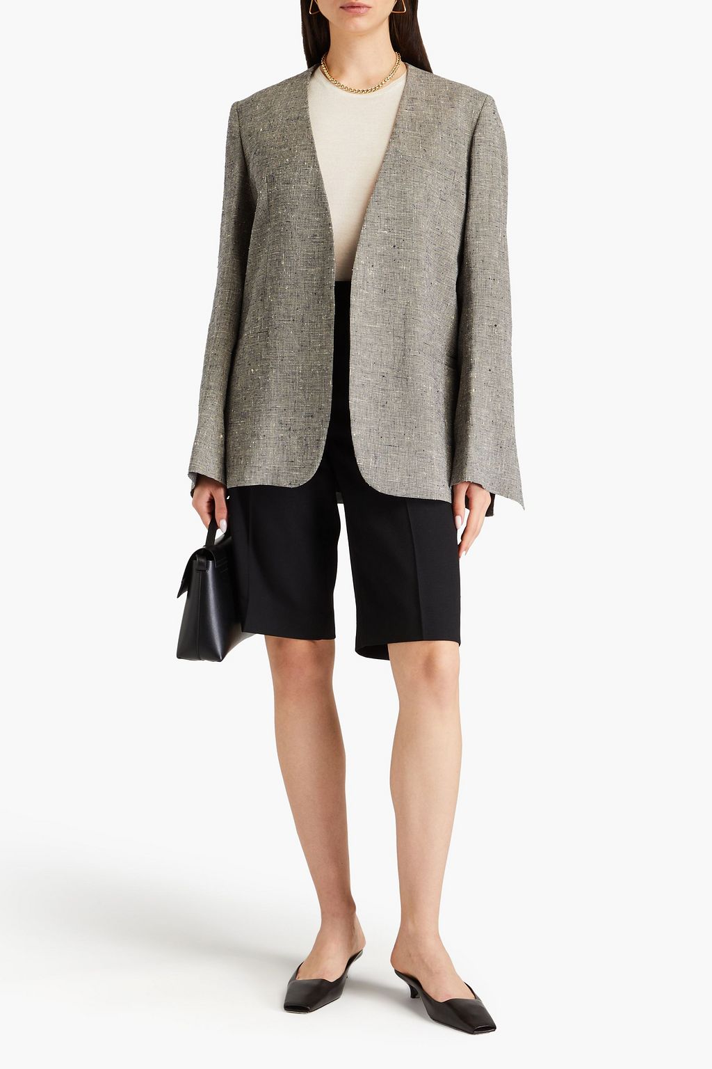 TOTEME Donegal silk-blend tweed blazer
