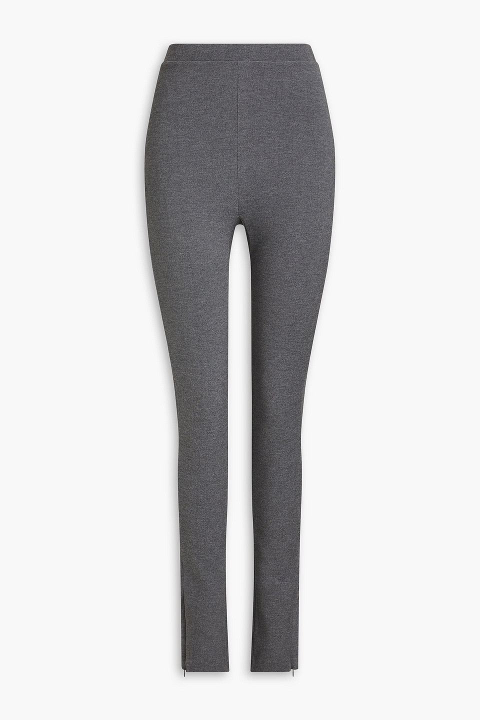 Totême Zipped Leggings In Dark Gray
