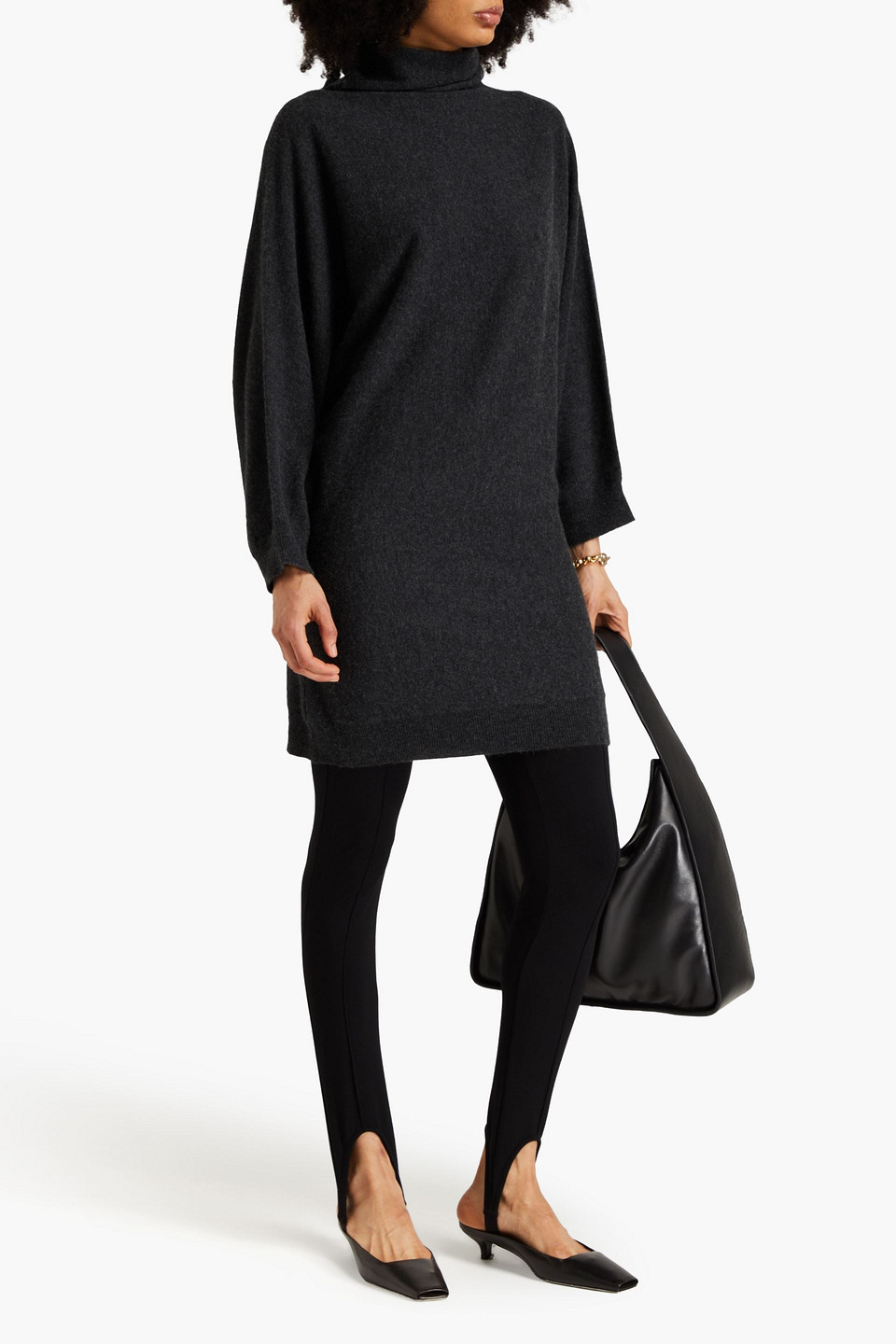  Totême - Drapierter Rollkragenpullover Aus Kaschmir - Grau - Xxs 