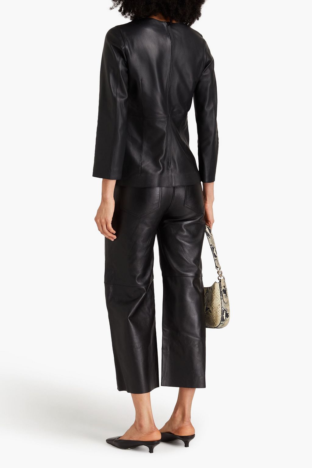 TOTEME Leather top