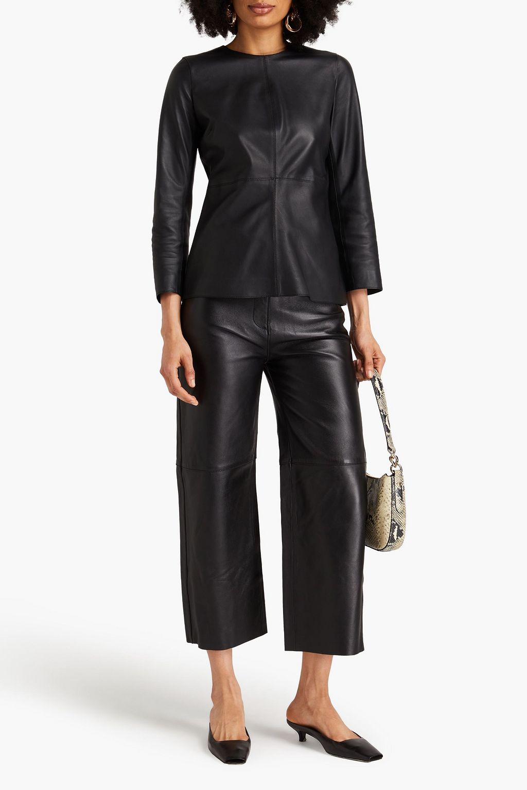 TOTEME Leather top