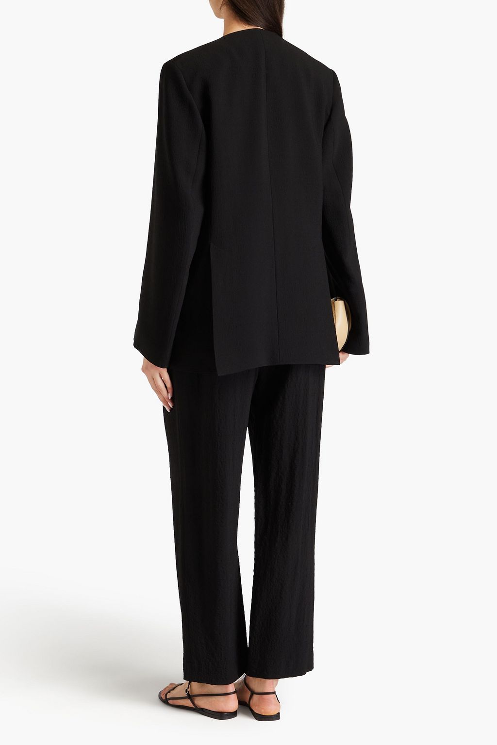 TOTEME Hammered crepe blazer