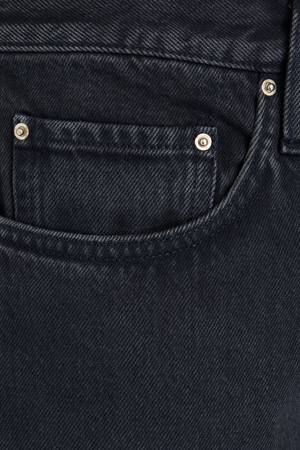 Totême High-rise Straight-leg Jeans In Black