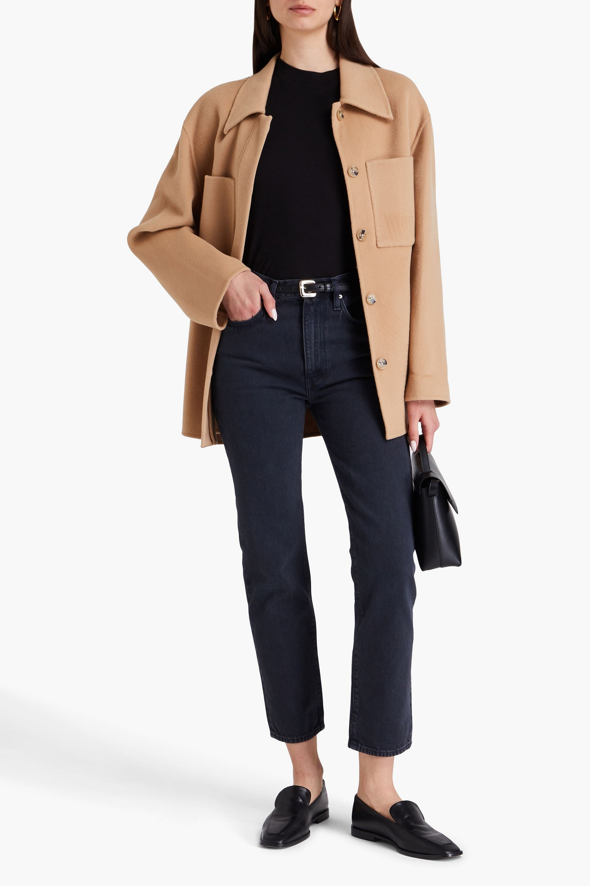 TOTEME High-rise straight-leg jeans