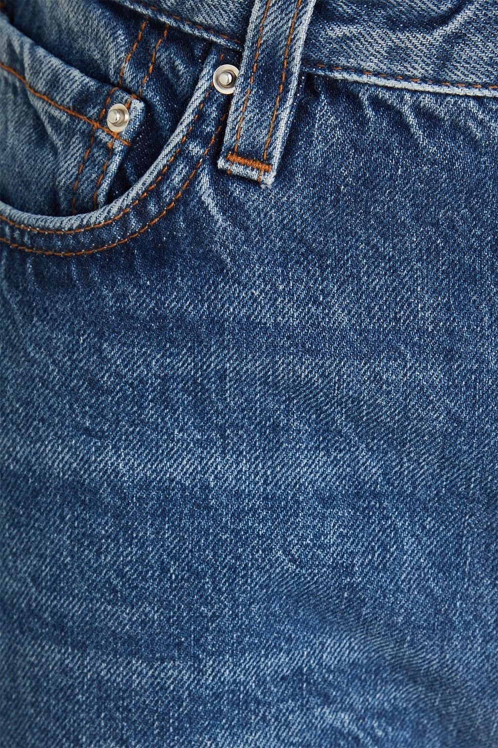 TOTEME High-rise wide-leg jeans