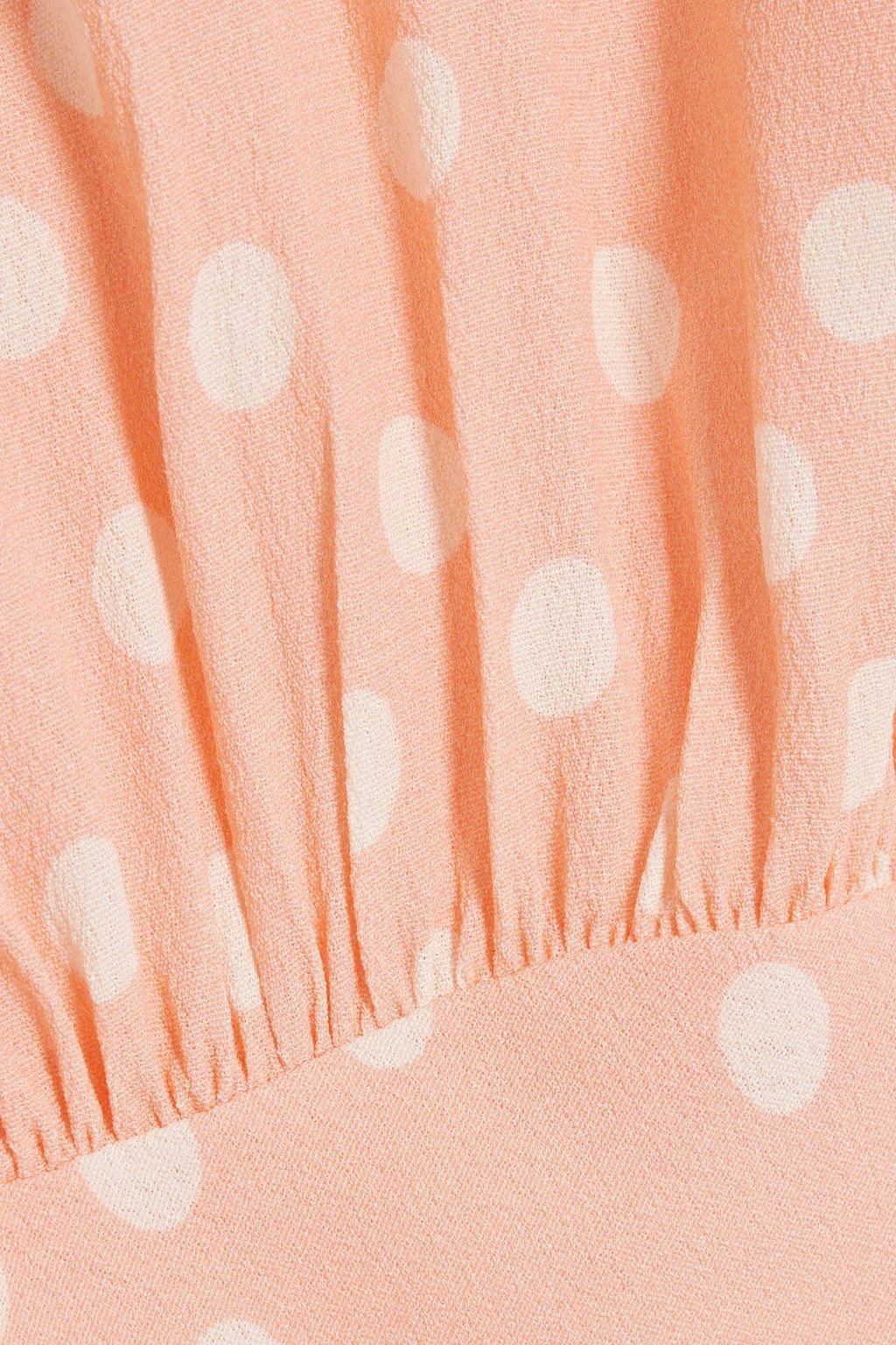 RIXO Flavia polka-dot crepe midi dress