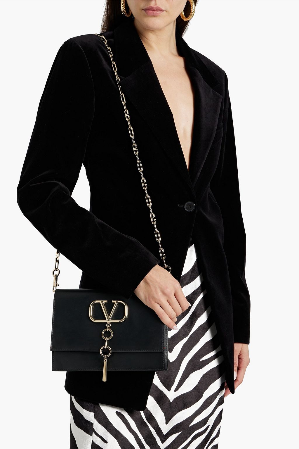 VALENTINO GARAVANI VRING leather cross-body bag