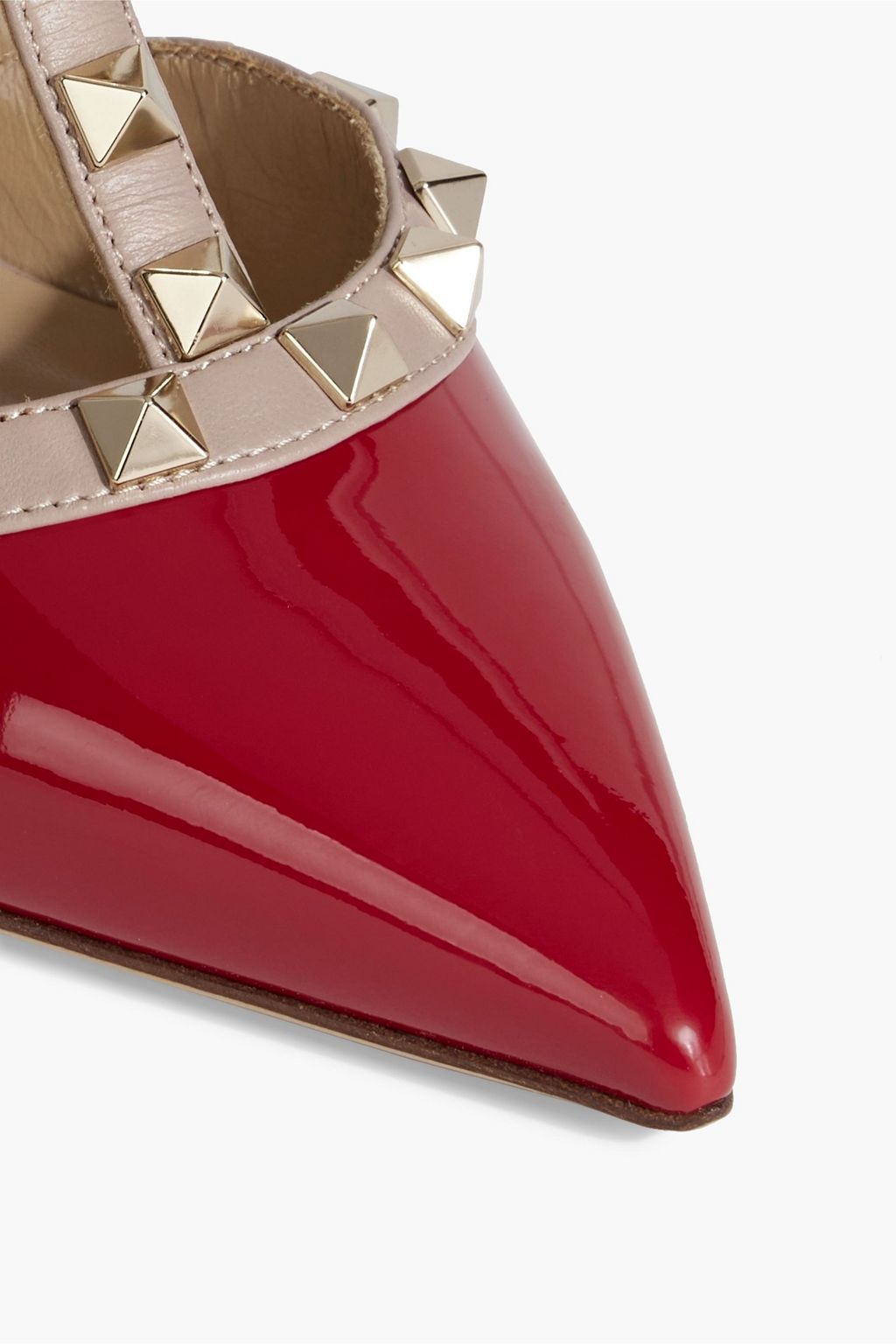 VALENTINO GARAVANI Rockstud パテントレザー パンプス