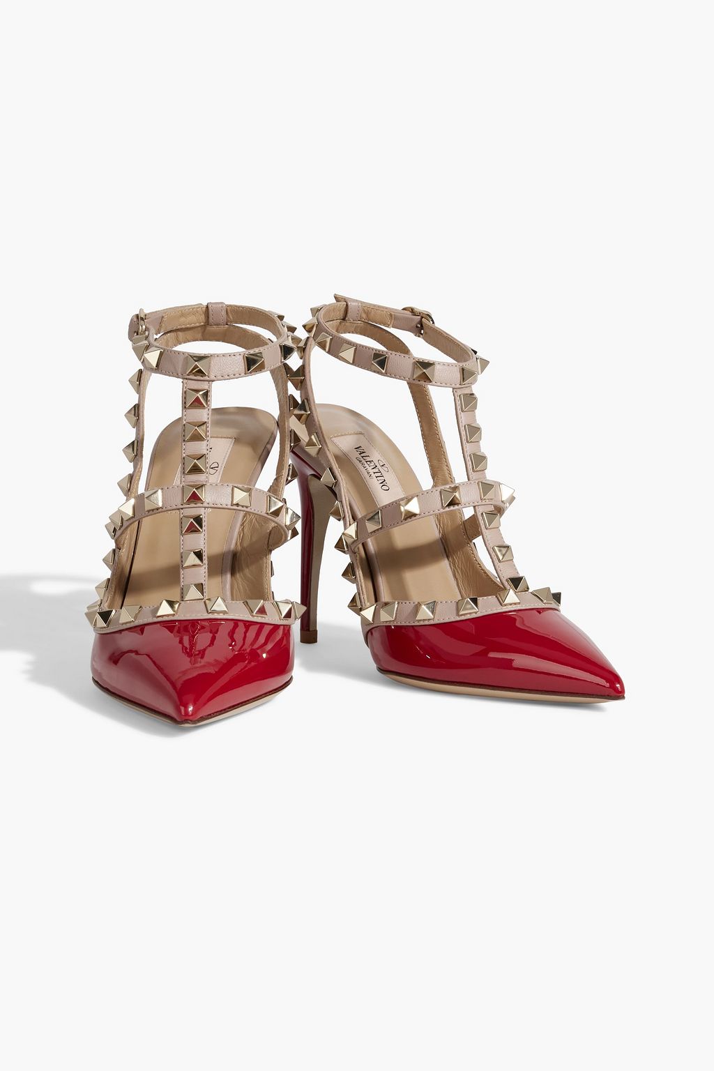 VALENTINO GARAVANI Rockstud パテントレザー パンプス