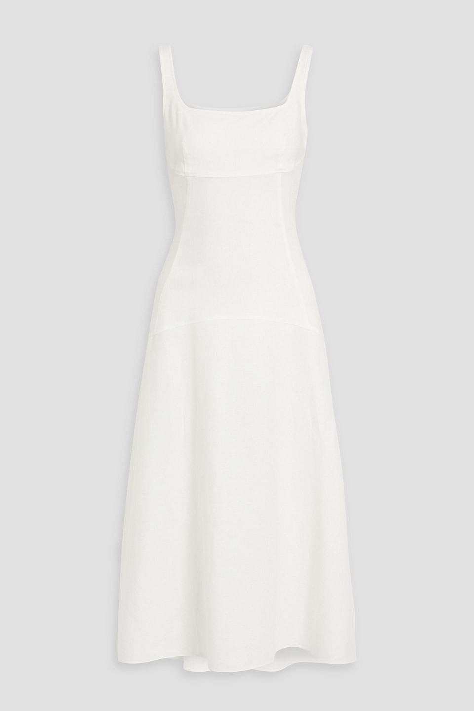 Linen midi dress