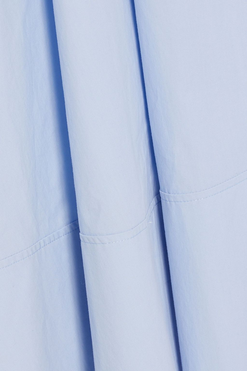ANOTHER TOMORROW Cotton-poplin midi dress