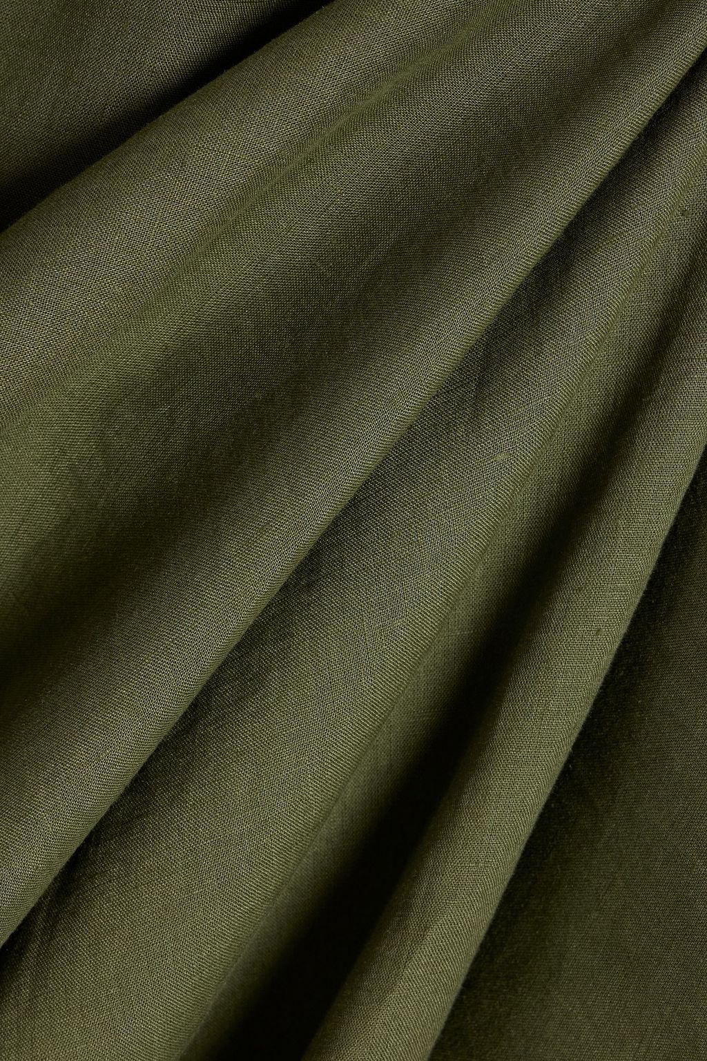 ANOTHER TOMORROW Maxikleid aus Leinen
