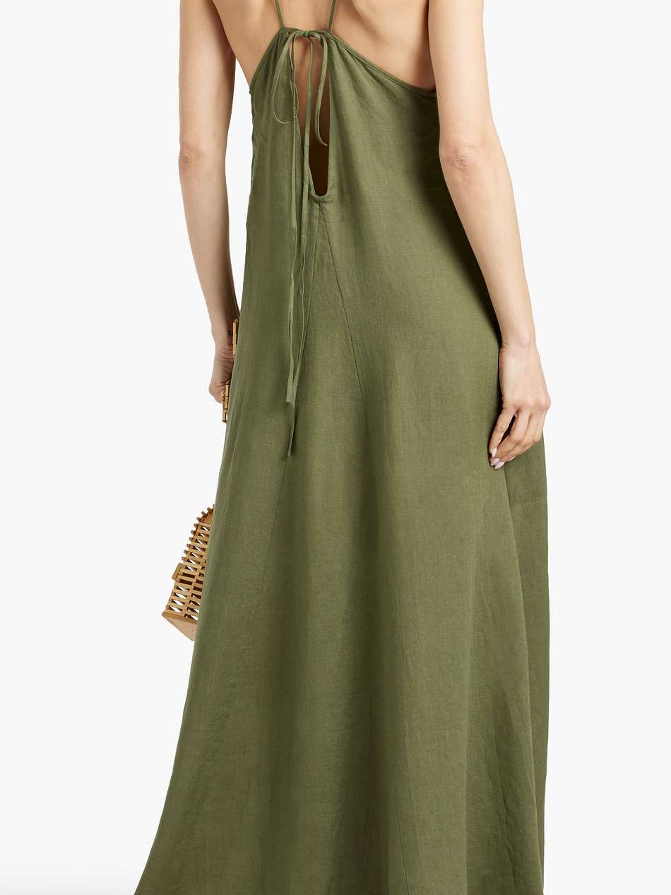 linen maxi dress